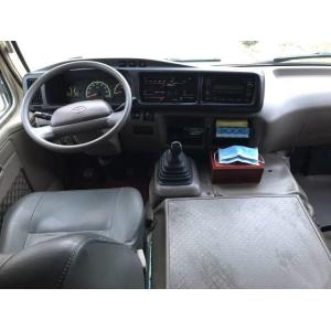 Second-hand Toyota Coaster Bus 3TR Gasoline Bus Used 23 Seats Mini Buses in 2013