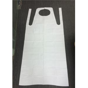 Single Use Disposable PE Apron Oil Proof , Convenient Disposable Medical Aprons