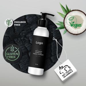 Natural Ingredient Activated Charcoal Facial Cleanser No Harsh Chemicals For Man