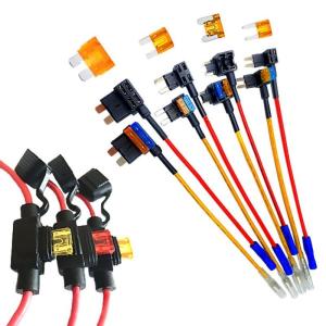 12V Custom Wire Harness Adapter Car Automotive Fuse Connector