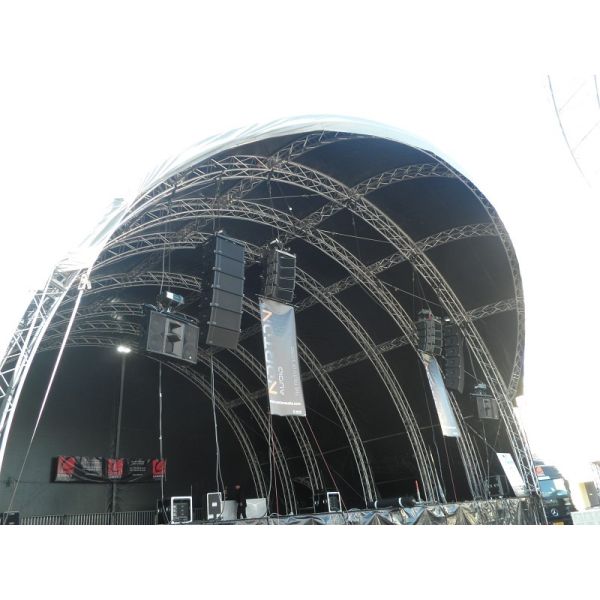 Quality Large Arc Stage Truss Alloy Aluminum Tube For Concert Performance wholesale