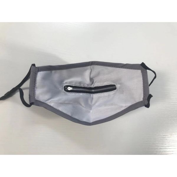 S&J OEM Wholesale Cotton Zipper Maskes Face Mouth Covering Reusable Personalized Breath Maskes with Zipper