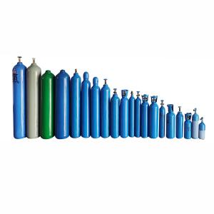 Brazing Gas Cylinders Suppliers 47L O2/H2/CO2/Helium/Argon/N2 Gas Cylinders With