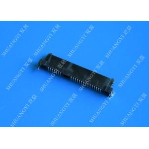 Cheap Black Slim Serial Attached SCSI Connector , Female SAS SFF 8482 Connector for sale