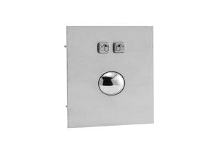 Cheap Front Panel Mount Industry Trackball Cursor Control With Threaded Studs for sale