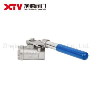TQ Channel Straight Through Type Ball Valve Full Bore Direct Mount Spring Return