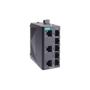 Secure 8-port entry-level unmanaged Ethernet switches with metal housing Moxa