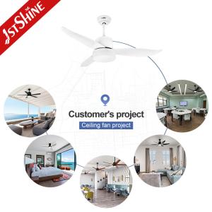 Home Office 44 inch 3 ABS Blades DC Motor Remote Control Decorative LED Ceiling