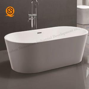 Fireproof Artificial Stone Bathtub Modern Freestanding Bath