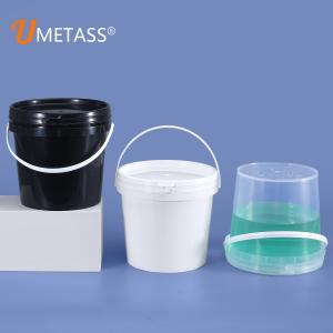 Customized Logo 2L Food Grade Clear Plastic Bucket for B2B Distribution Cente