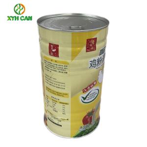 China Tin Containers for 2kg Instant Baby Milk Powder CMYK Offset Printing 0.25mm Thickness on sale