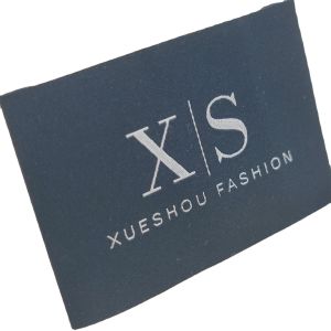 Wholesale Custom Luxury Customized Logo Brand Woven Label Green High Density