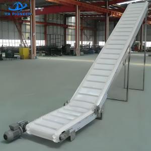 Customizable Angle Climbing Conveyor Belt 750w With Food Grade PU Belt