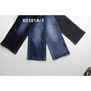 Wholesale 11 Oz Blue Crosshatch Slub Stretch Denim Fabric For Jeans