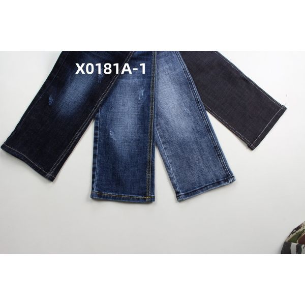 Quality Wholesale 11 Oz Blue Crosshatch Slub Stretch Denim Fabric For  Jeans wholesale