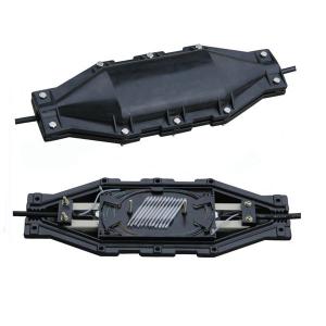 Cheap 12-288 fibers Waterproof plastic in-line fiber optic splice enclosure for sale