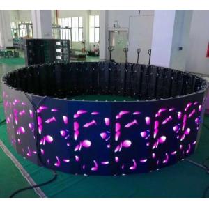 Die Casting Cabinet 500X500mm Arc Lock P4.81 Curved LED Screen
