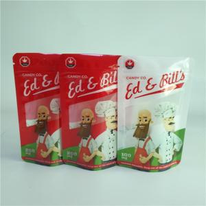 China Custom Printed Resealable Herbal Incense Packaging Bags CBD Gummies Pouch Capsules Sachet on sale