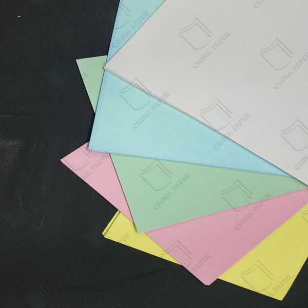 Quality 55gsm White Carbonless Copy Paper 2-Ply NCR Sheets with Black Image Ideal for Logistics & Bank Forms wholesale