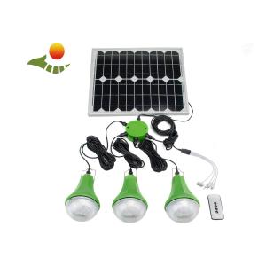 Cheap 5200mah Li Battery Solar Home Lighting System With 3PCS 3W Bulbs for sale