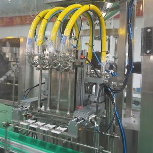 2023 Production Line 1000 Bottles per Hour with 4 Nozzle Bottle Filler and
