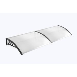 100x80 Solid Polycarbonate Awning Household Application White Holder