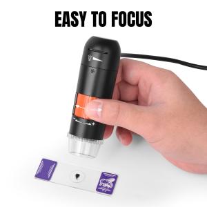5MP CMOS Sensor USB Digital Microscope with Polarizer Light