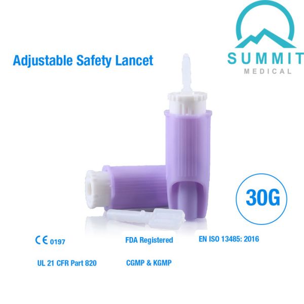 Quality MejorLance Adjustable Depth Safety Lancet, An Alternative of Roche Accu-Chek Safe-T-Pro Plus Lancet wholesale