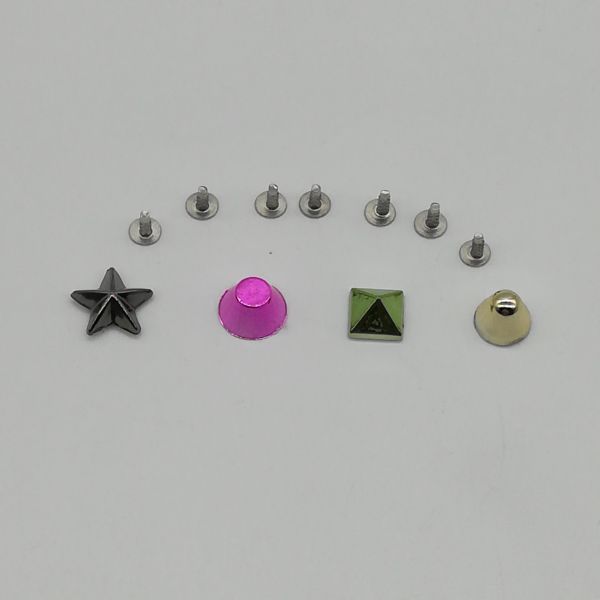 Quality Colorful Plastic Decorative Rivets And Studs , Decorative Nuts Bolts Screws wholesale