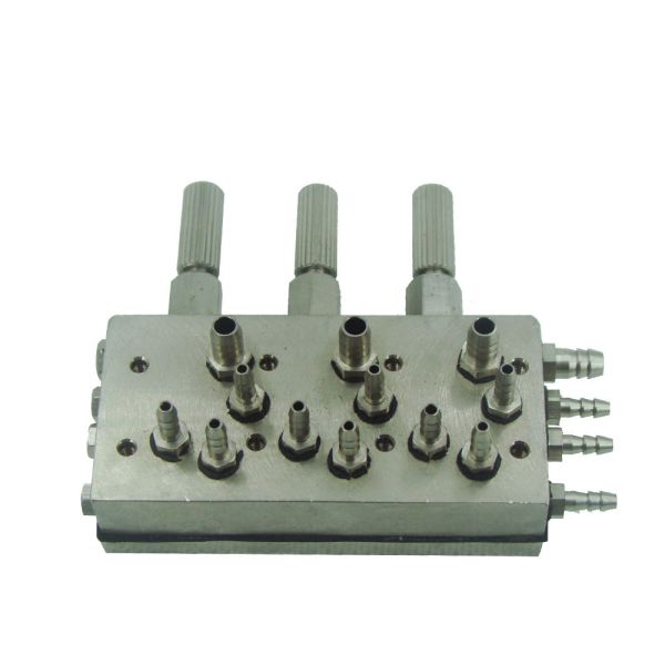 4 In 1 Valve Dental Chair Unit Air / Water Diaphragm Membrane Valve