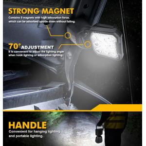 Portable Magnetic Work Light with 4-Mode Light 7.4V 14400mAh Li-ion Battery and