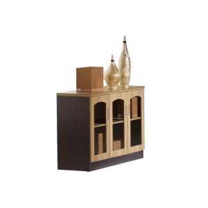 Coffee Area Low File Cabinet Panel Wood Style Knock Down Structure FG-1042