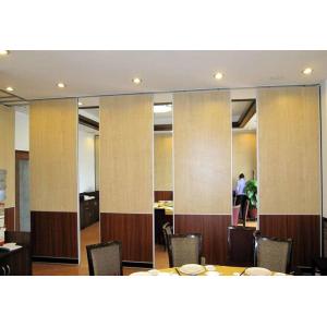 Movable Soundproof Office Partition Walls With Aluminum Sliding Tracks System