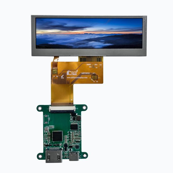 3.9 Inch HDMI Interface TFT LCD Display With IPS Viewing 480x128 Resolution LCD