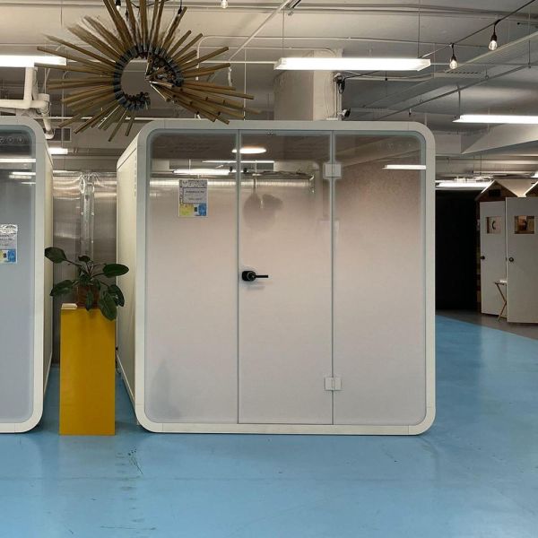 Quality Portable Indoor Office Pod White Sound Isolation Booth 100V - 240V wholesale