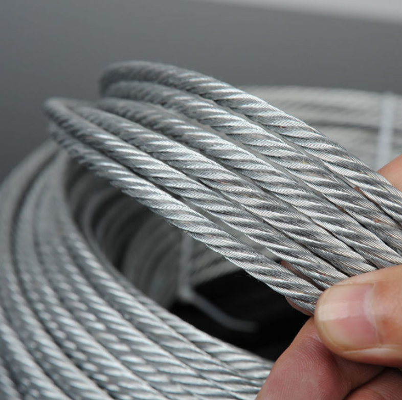 6x37+Fc/6x37+Iws/6x37+Iwr Crane Steel Wire Rope Galvanized Round Strand