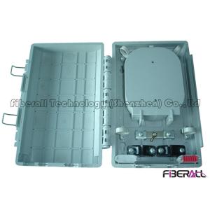 Plastic Fiber Optic Terminal Box For Fiber Splicing With 2 Optical Cable Entries