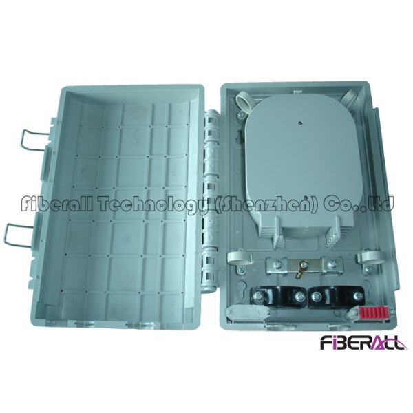 Quality Plastic Fiber Optic Terminal Box For Fiber Splicing With 2 Optical Cable Entries wholesale