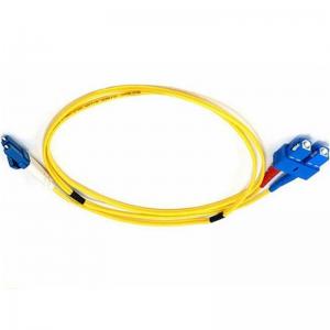 Cheap 10M 2.0mm SC UPC Fibre Optic Patch Cable G657A1 LSZH Yellow for sale