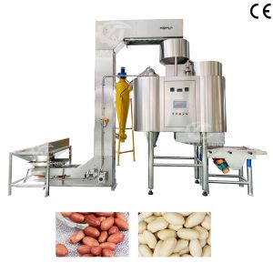 Cheap Industrial Grade Peanut Blanching Machine with Automated Operation High Blanching Quality and No Damage or Scratches for sale