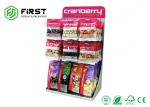 CMYK Printing Custom Made Cardboard Countertop Display Boxes With Hooks