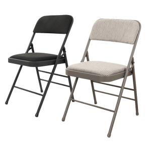 Park Stackable Folding PU Leather Matt Dining Chair for Events in Modern Design
