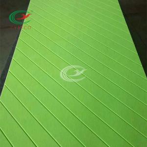 Mildewproof Acoustic Felt Wall Panels Multicolor Carved Design