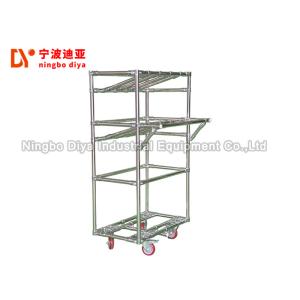 Low Power Consumption Stainless Steel Storage Trolley With Customized Color