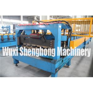 1m Output Width Roof Panel Roll Forming Machine With Mitsubishi Or Siemens PLC