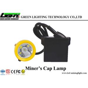 Waterproof IP68 Underground Mining Cap Lamps Silicon Button Cap Low Power