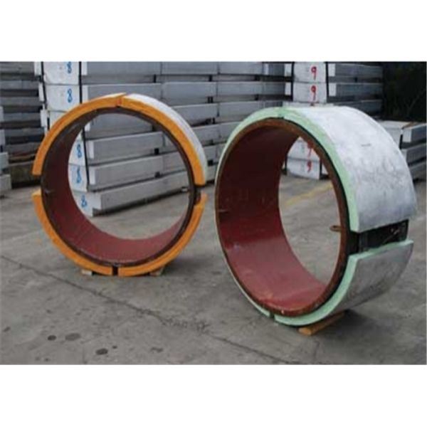 Round ASTM Sacrificial Aluminum Anode For Subsea Pipelines , Aluminum Bracelet
