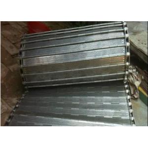 Cleaning Carrot 304 Stainless Steel Chain Mesh Conveyor Belt Anti Oxidization