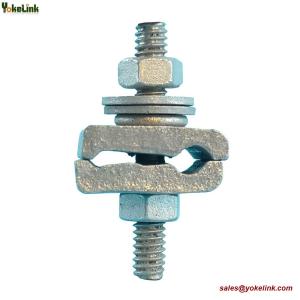 Galvanized D Cable Lashing Wire Clamp 1/4" to 7/16" Strand