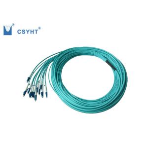 12 FO Multimode / Single Mode Fiber Pigtails Φ0.9mm PVC / LSZH Cable Jacket